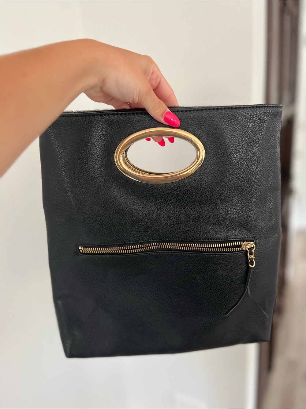 Sam Edelman Black clutch New never used Leather